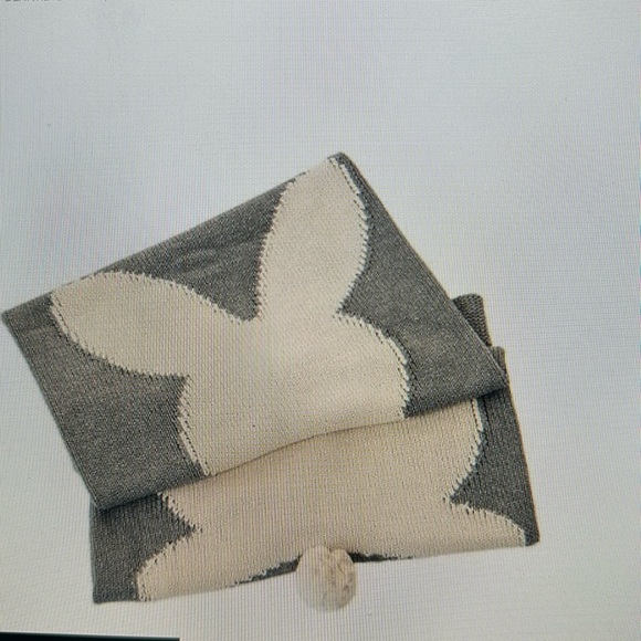 New Pan Pam Grey knitted baby blanket Brunelli - Picture 1 of 1